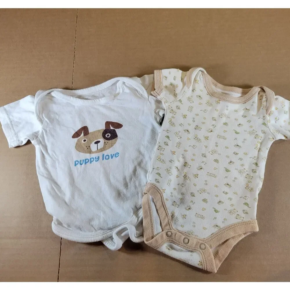 15 Assorted Baby Bodysuits 0-6 Months - Graphic Prints & Stripes Mom, Tattoos,